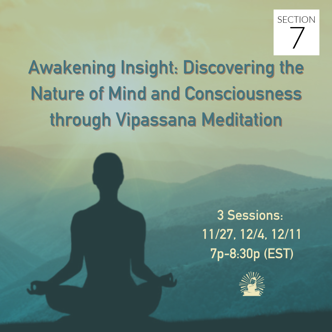 Awakening Insight: Discovering Nature of Mind and Consciousness through Vipassana Meditation