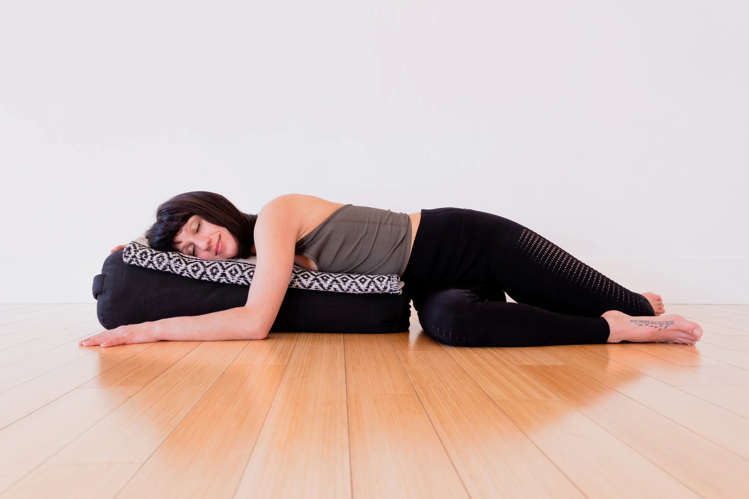 Lindsy Somers Boston Yoga Teacher Restorative Yoga Asana