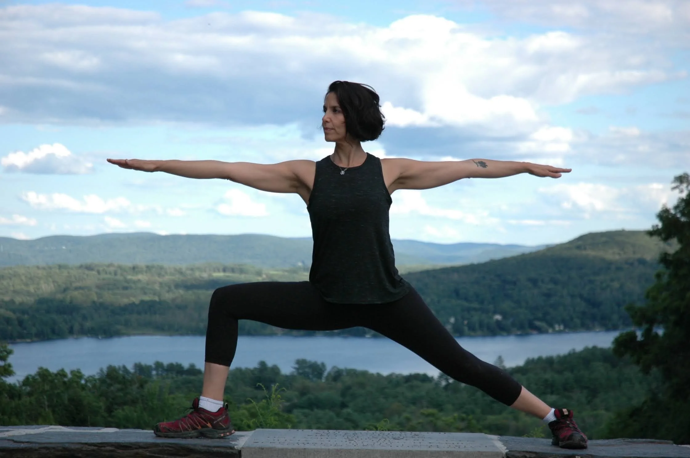 Einat Peled-Katz Boston Yoga Teacher Asana Warrior Two
