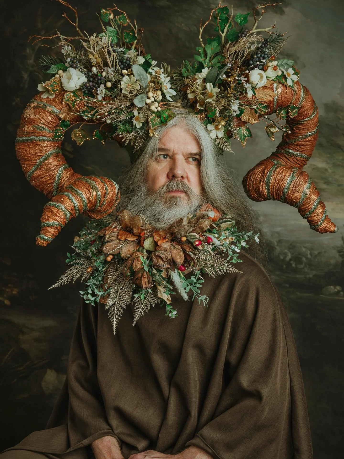 Some serious talent yesterday. Had the fantastic chance to shoot masterful actor/model @peterrevelwalsh, wearing incredible headpieces and styled by @ccmillinerycreations. Shot at @lrm_photostudio, a brilliant studio with an endless amount of backdro