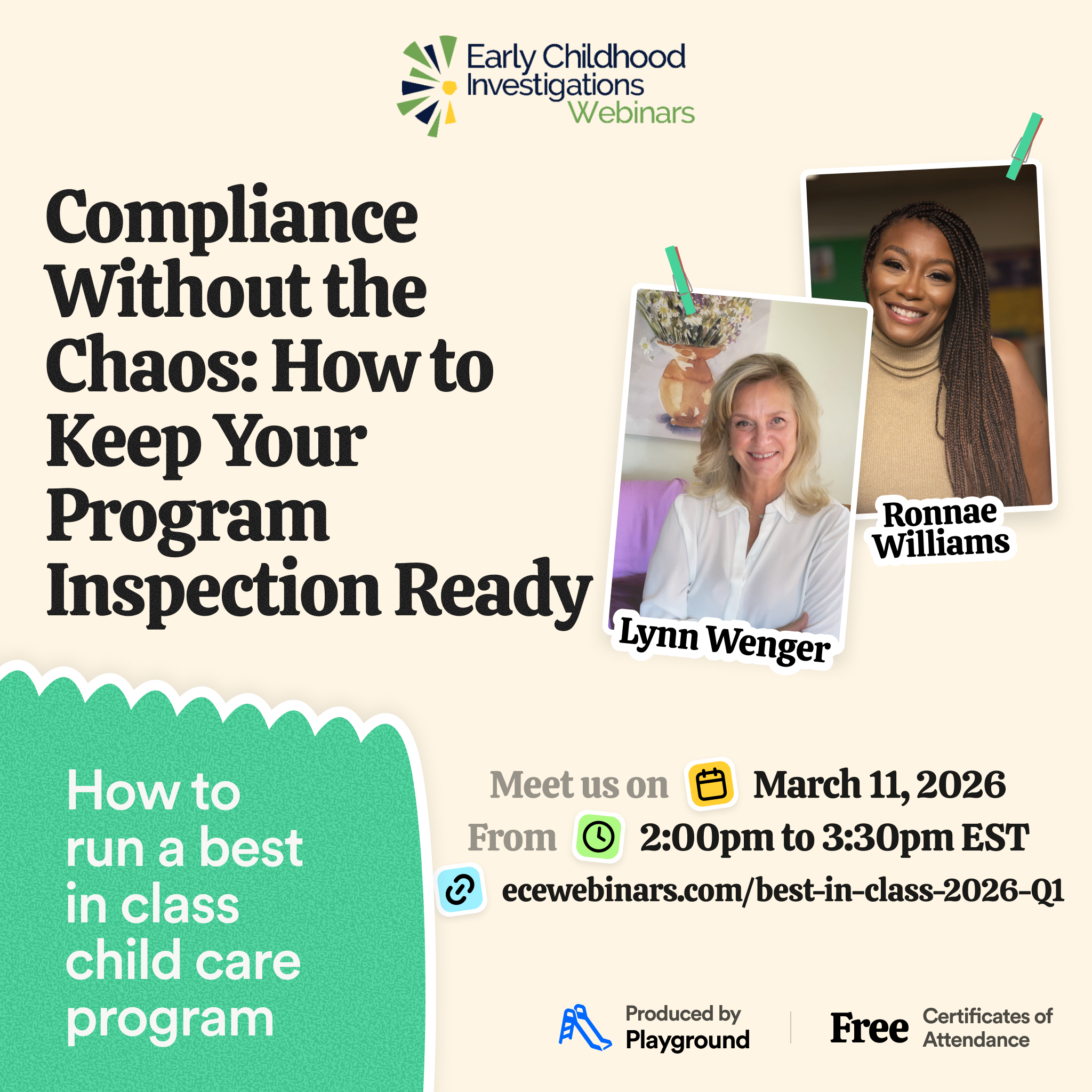 Early Childhood Investigations Webinar