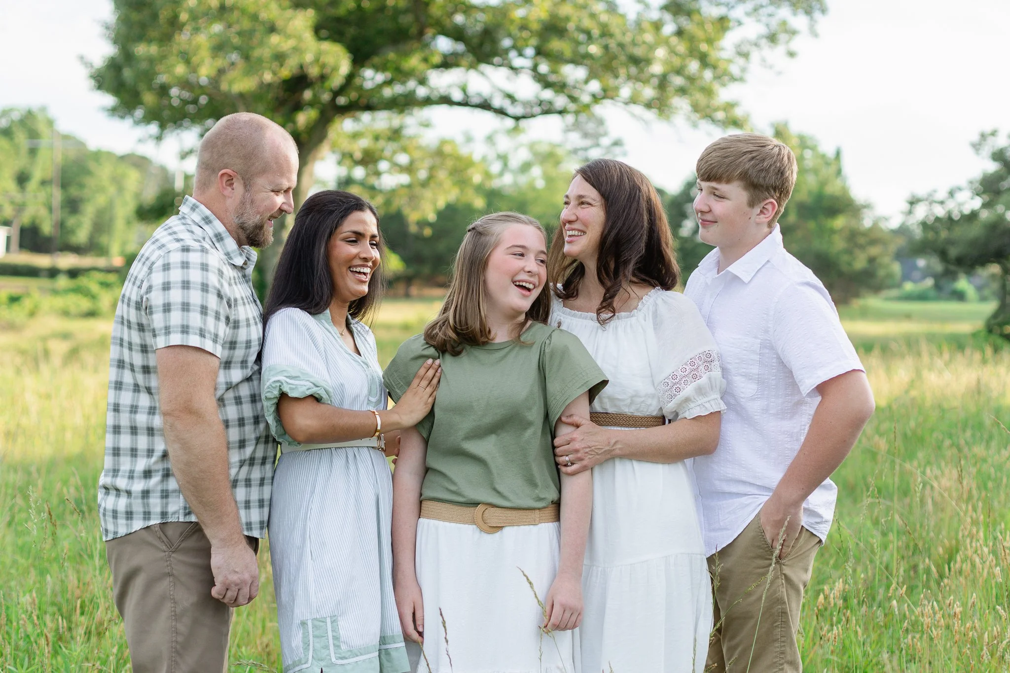 A Golden Hour Family Session in Central, South Carolina