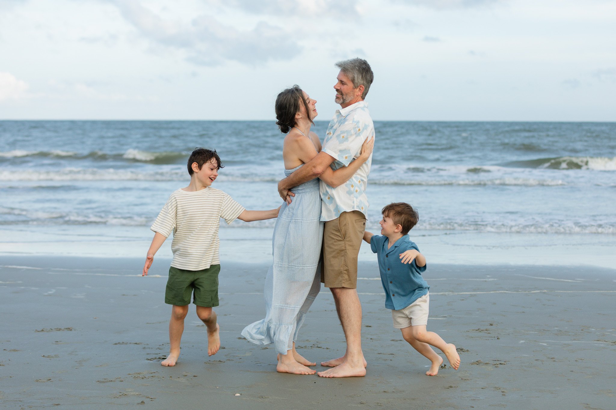 Sandcastles, Salt Air, and the Walsh Family at Folly Beach