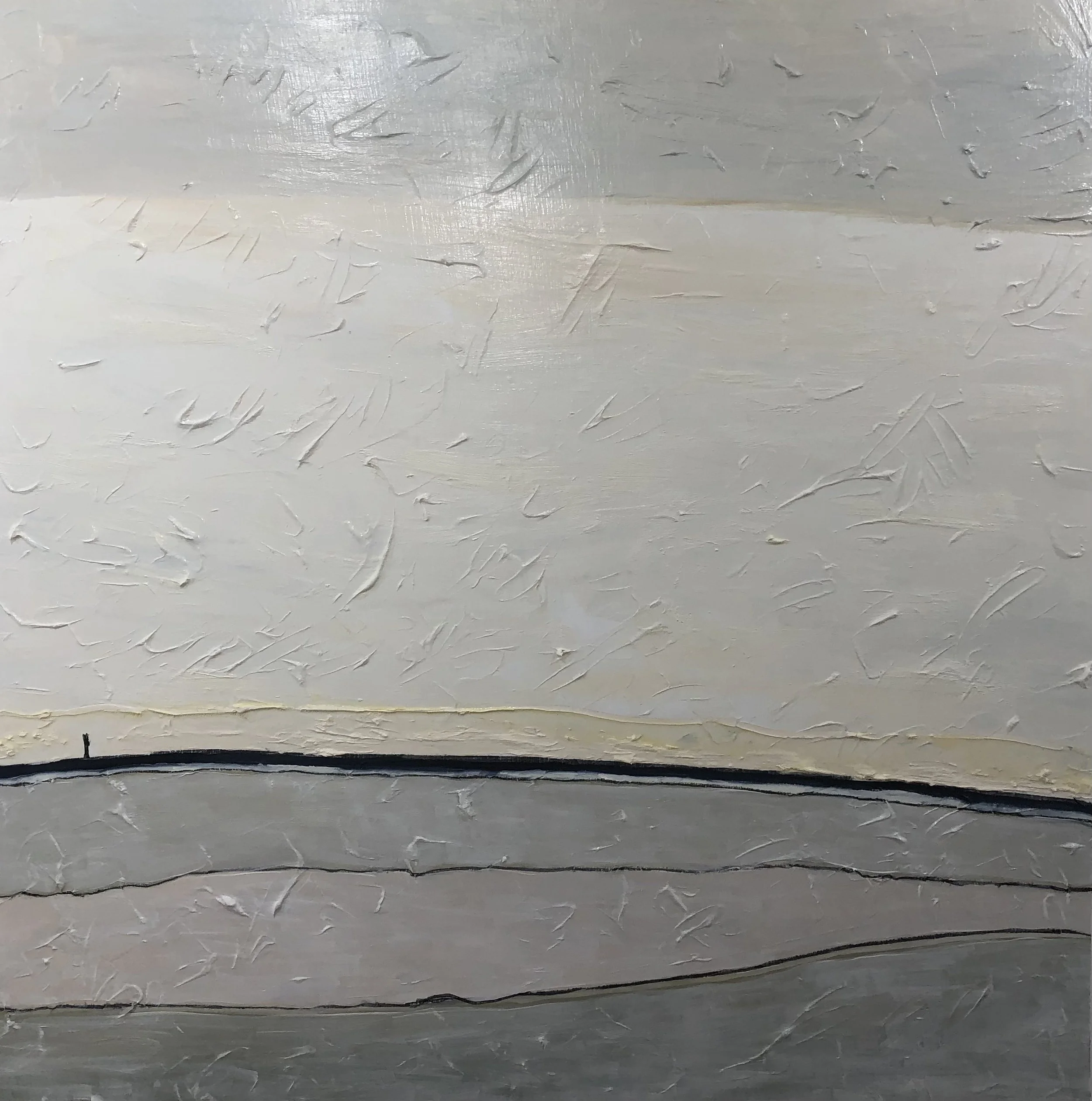 The Land, 40" x 40", Oil on Canvas, SOLD