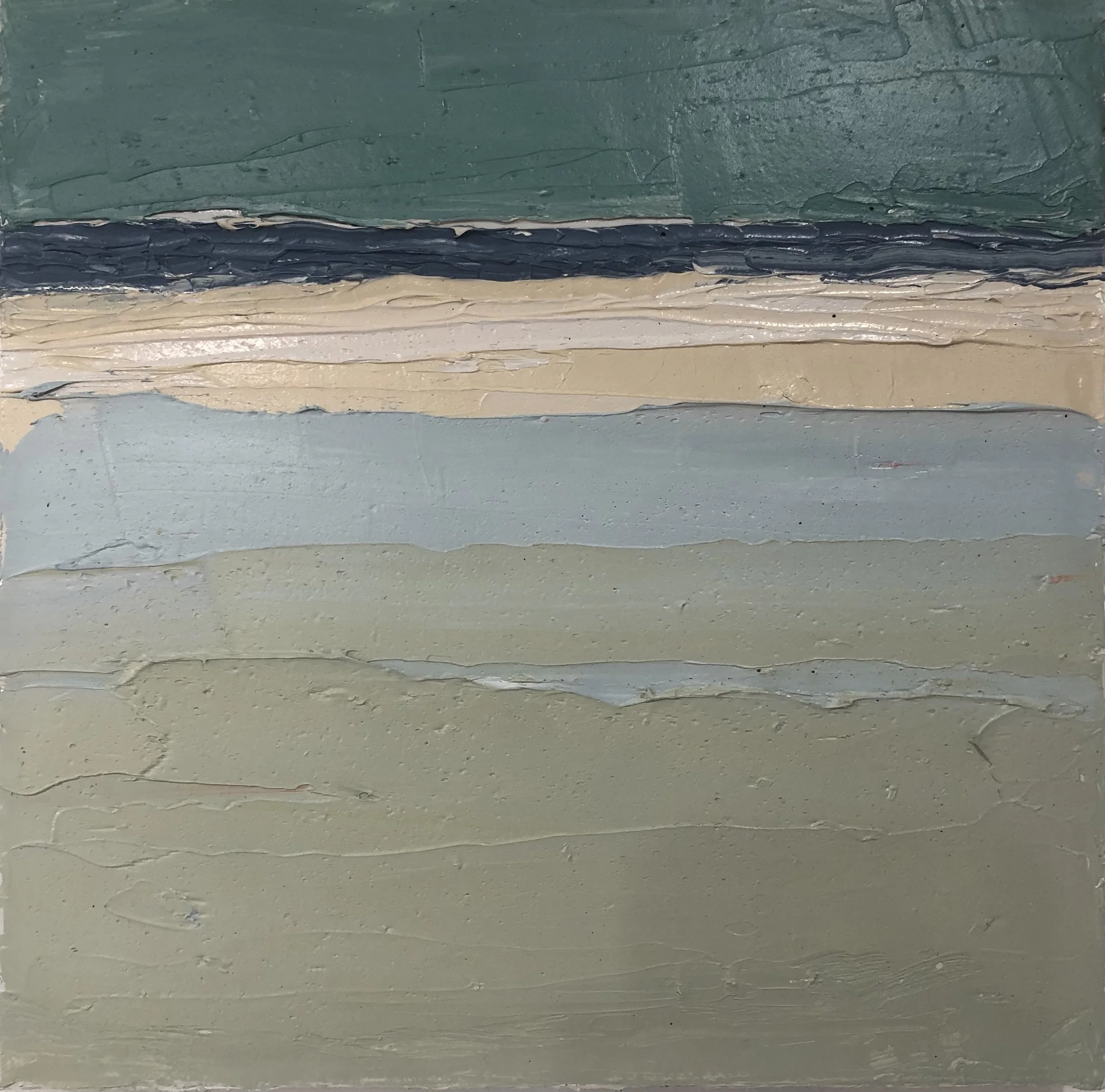 Green Sea, 10" x 10", Oil on Canvas, $900.00