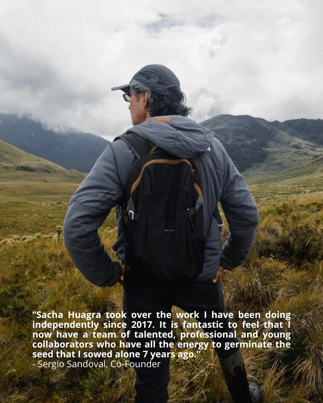 Words from our Co-Founder Sergio ✨

Sacha Huagra took over the work I have been doing independently since 2017. It is fantastic to feel that I now have a team of talented, professional and very young collaborators who have all the energy to germinate
