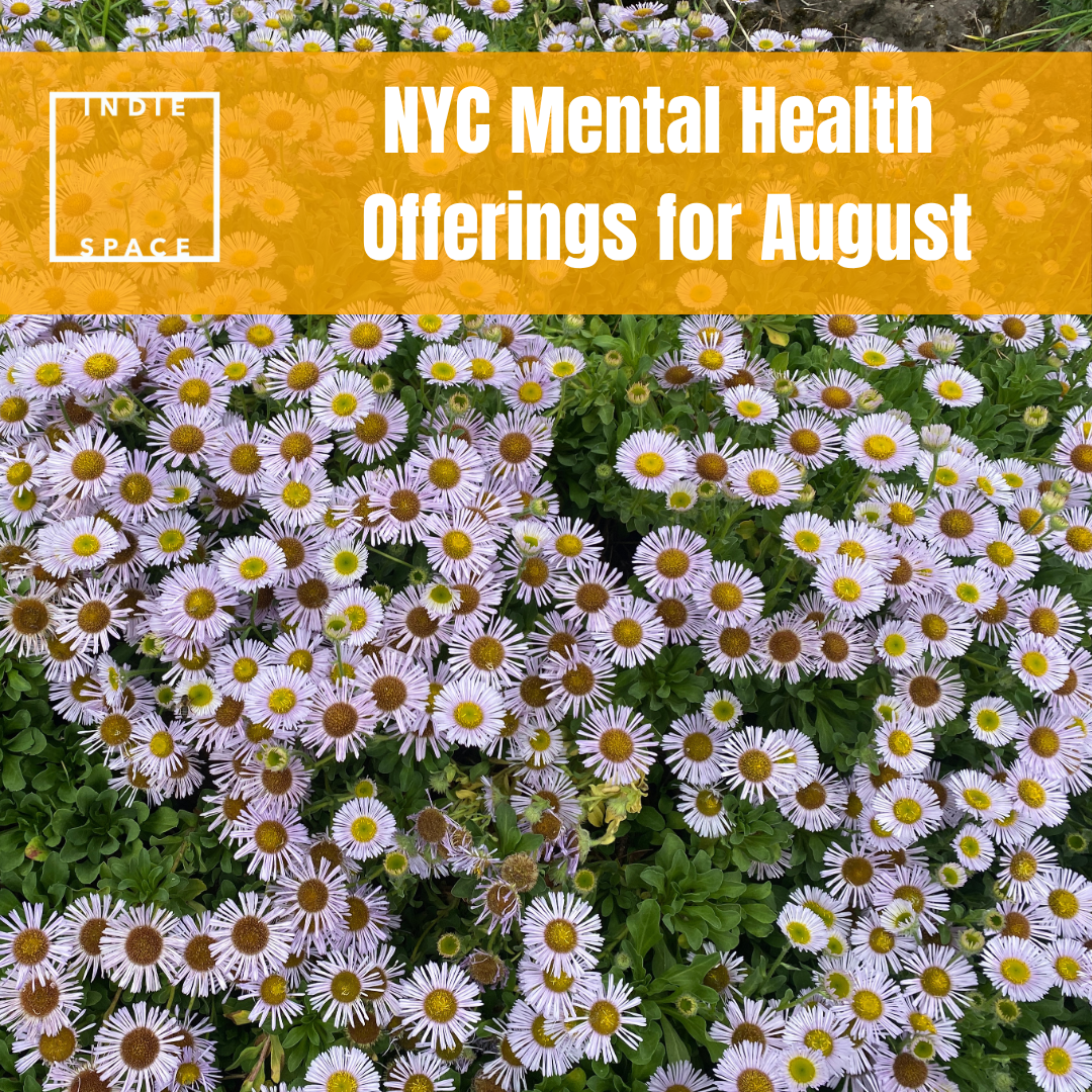NYC Mental Health Offerings for August 2025