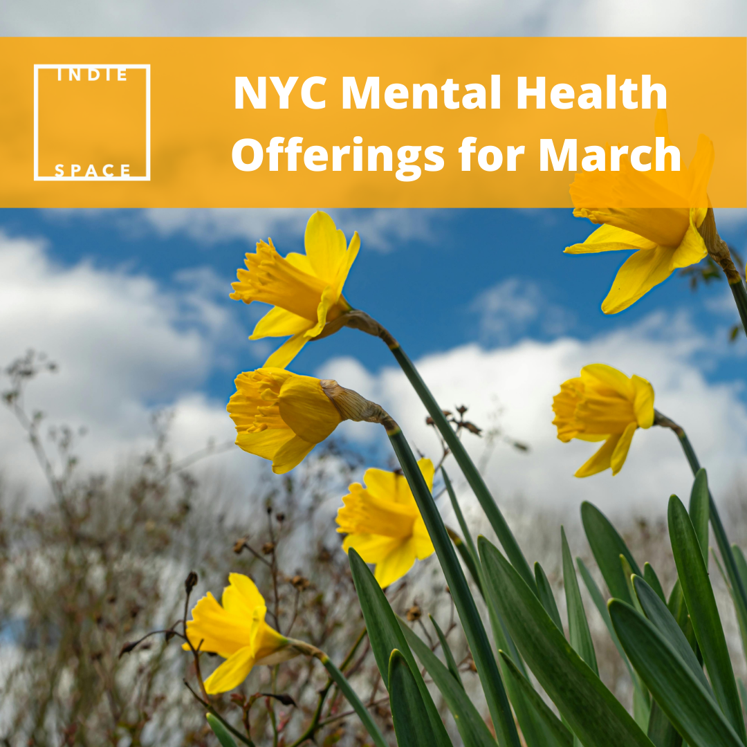 NYC Mental Health Offerings for March 2026