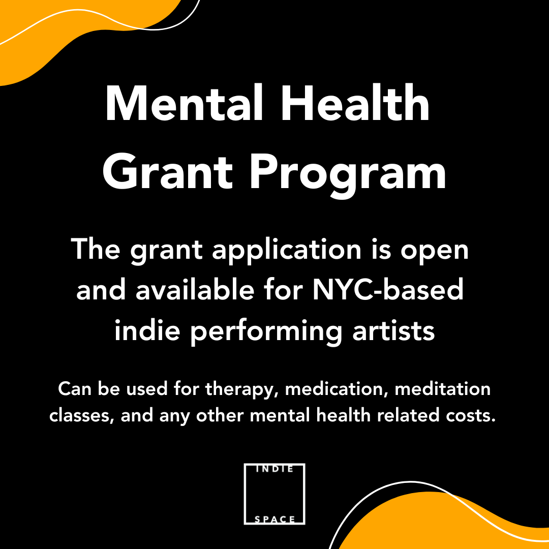 Updates to IndieSpace’s Mental Health Grant Program