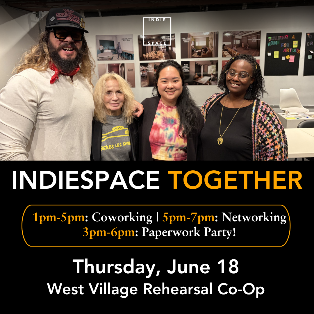IndieSpace Together on June 18 – Join the Paperwork Party!