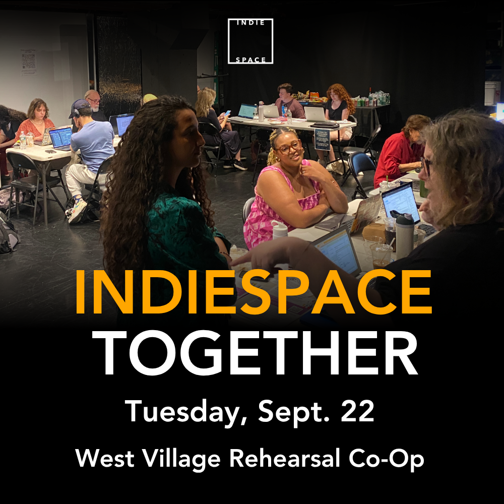 Join us at IndieSpace Together on Tuesday, Sept. 22