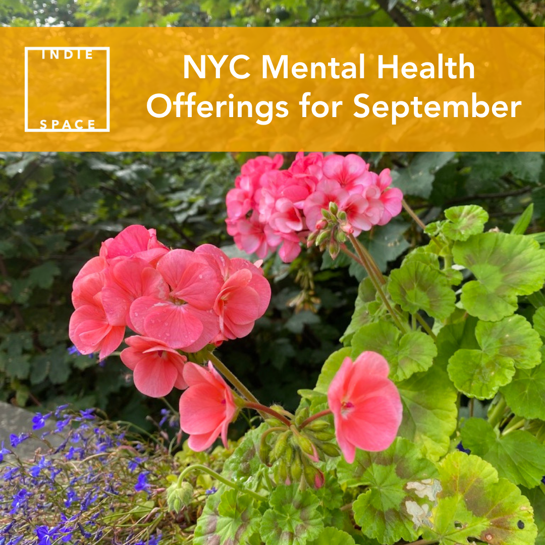 NYC Mental Health Offerings for September 2026