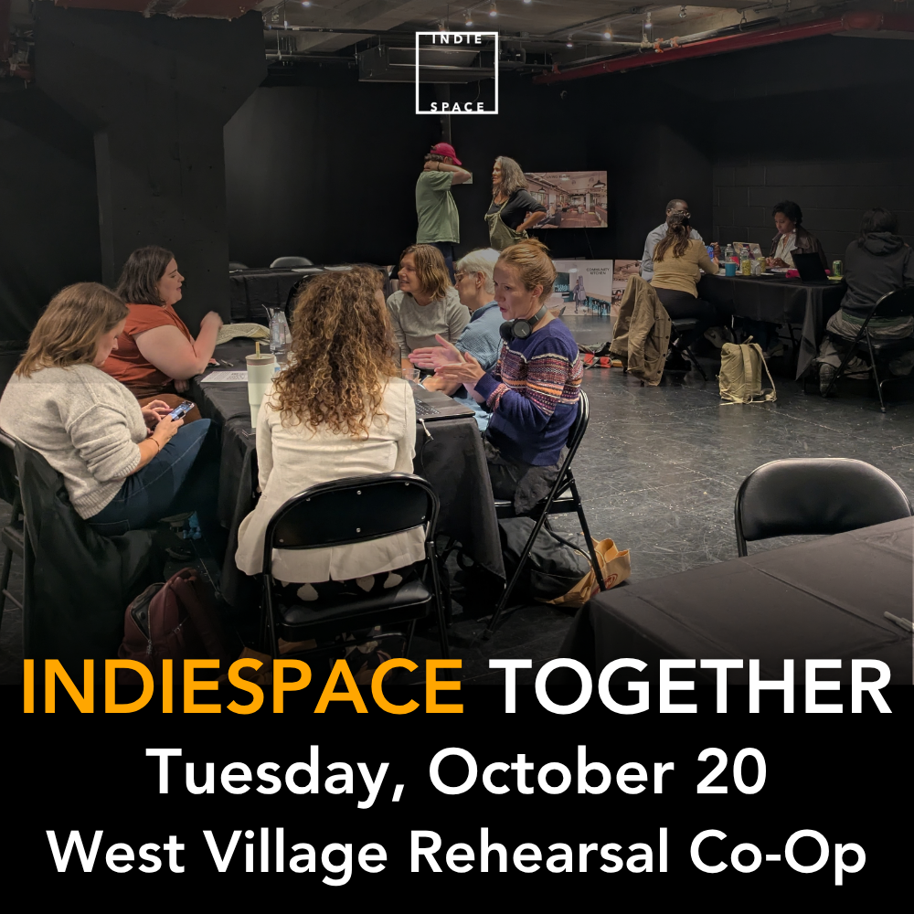 Join us at IndieSpace Together on Tuesday, October 20