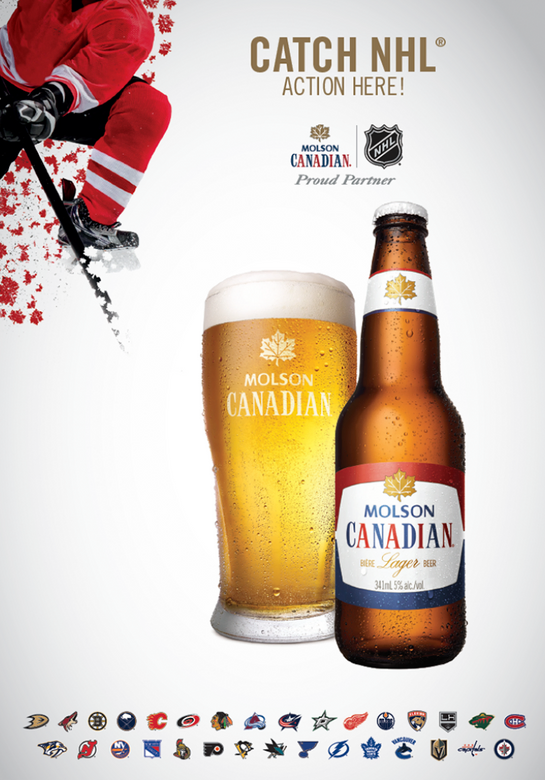Role: Production design | Molson Canadian X NHL retail assets western Canada