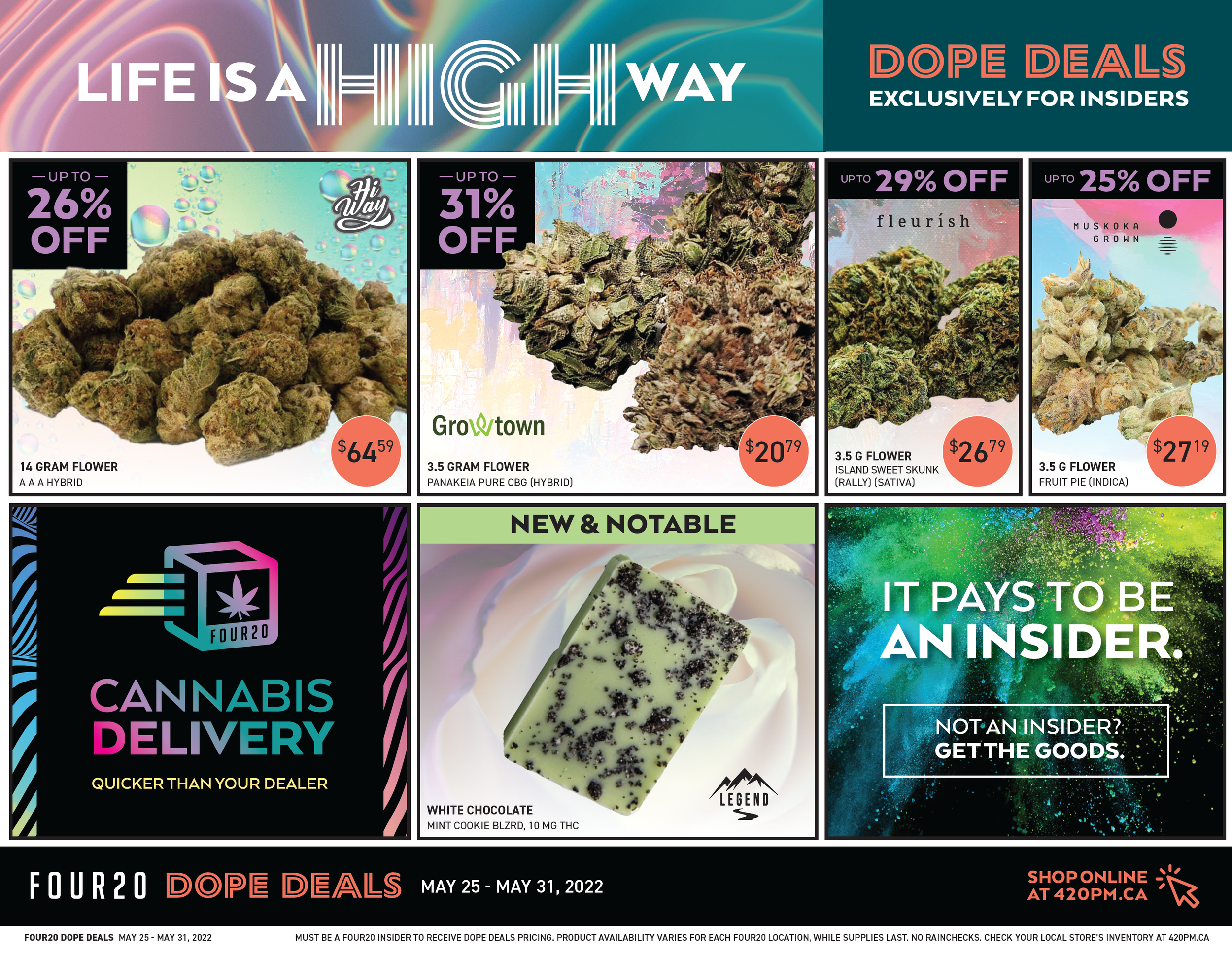 Graphic design for Dope Deals flyer