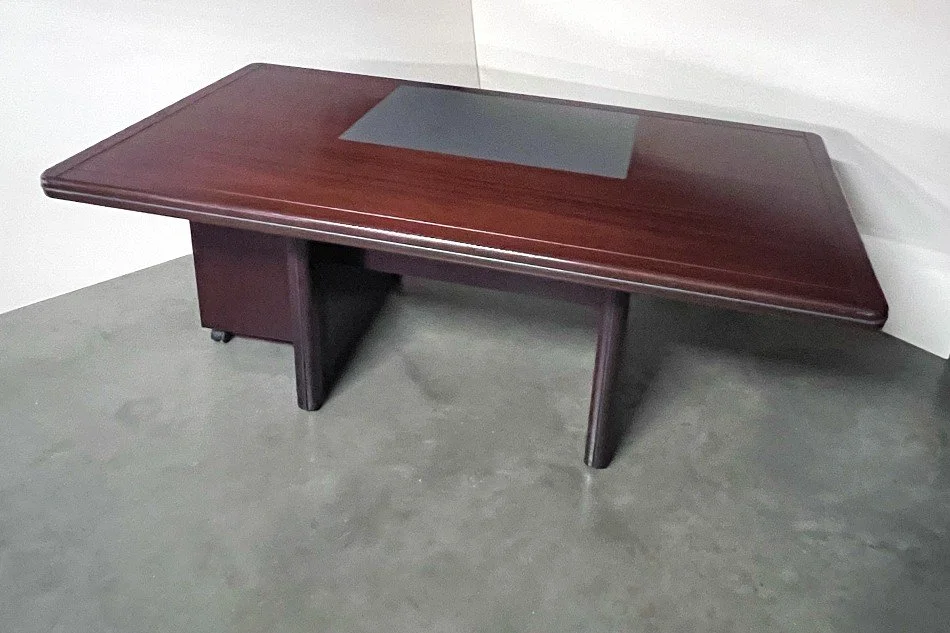 USED MAHOGANY EXECUTIVE DESK SUITE