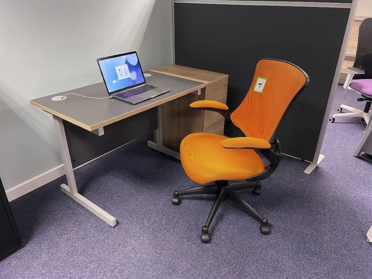 New Graphite Grey Desk - In Stock