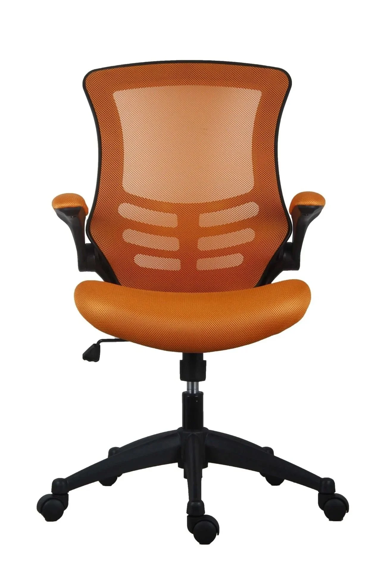 Mesh Back Office Chair with Folding Arms