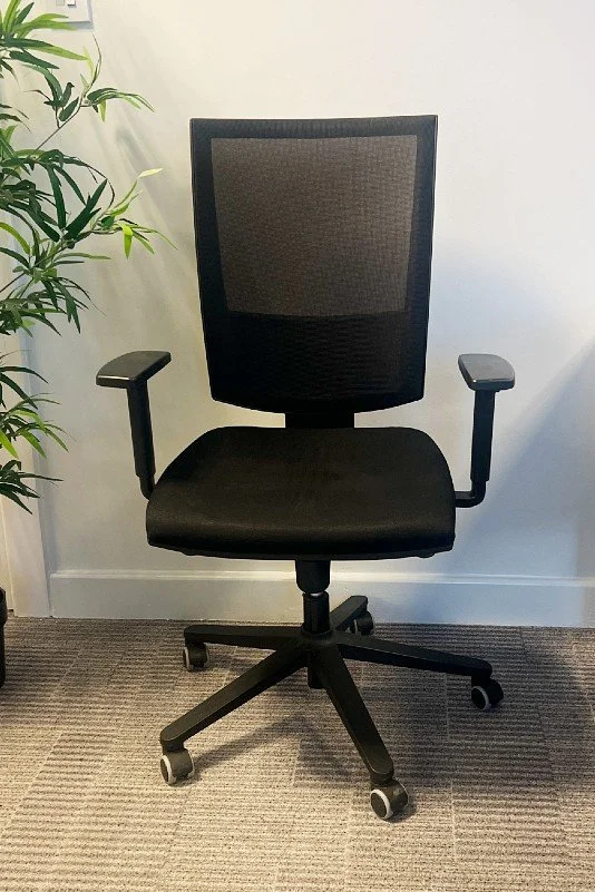 Used black mesh back taask swivel chair.jpg