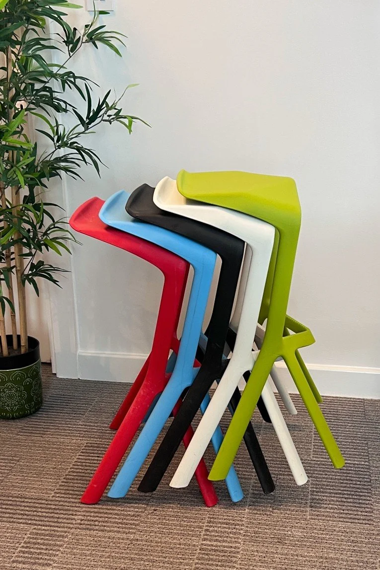 Used canteen stools