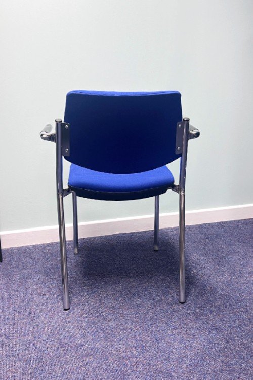 Used office meeting room armchairs