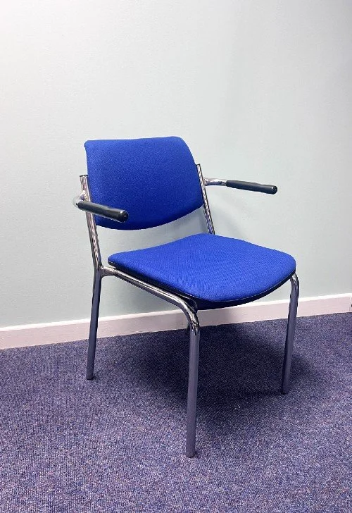 Used office meeting room armchairs