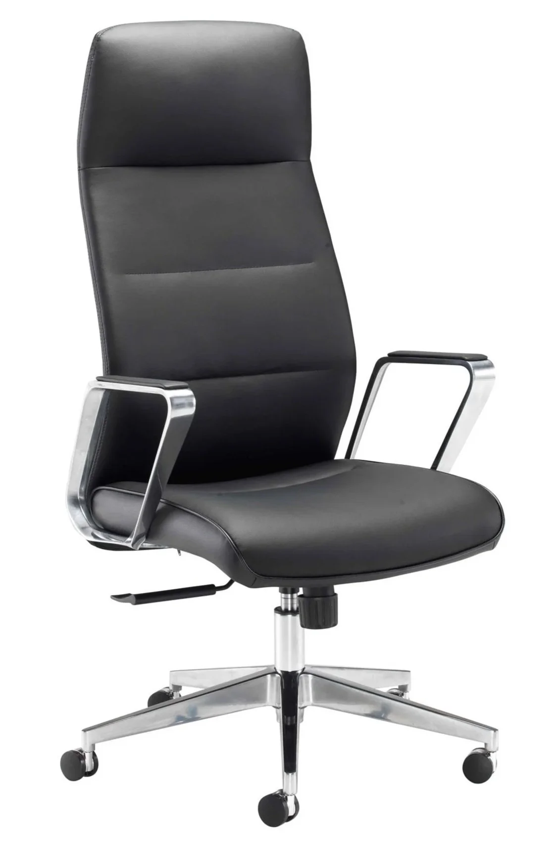 Stylish leather executive swivel