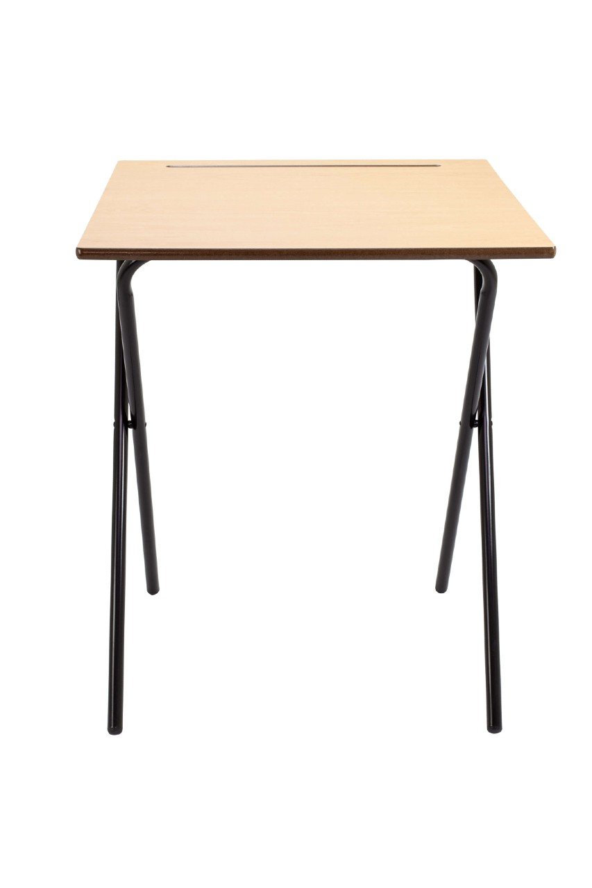 Folding Study Desk Beech