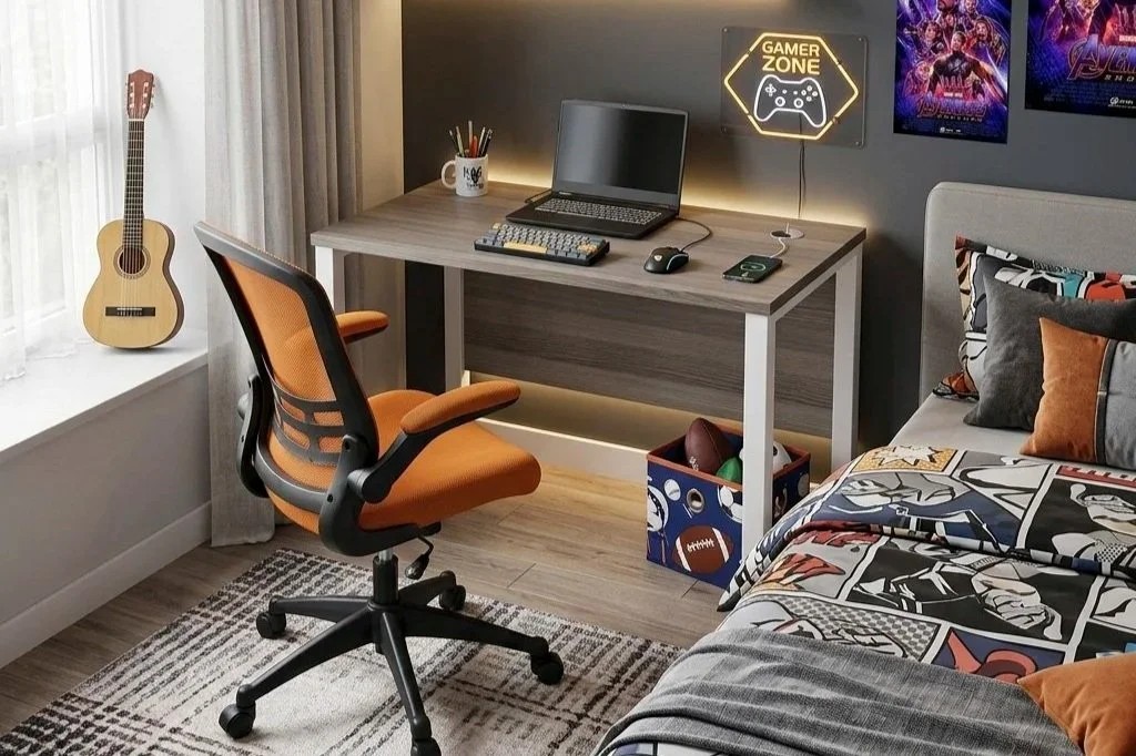 goalpost+desk+and+orange+swivel+chair.jpg