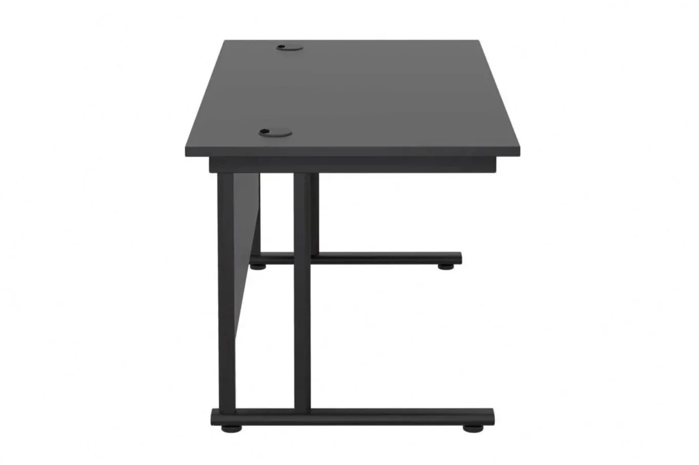 Black office desks