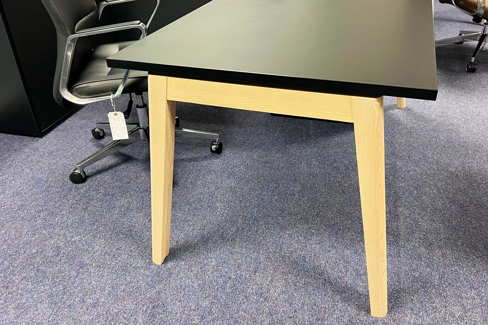 Used Black executive desk with wooden frame 3.jpg