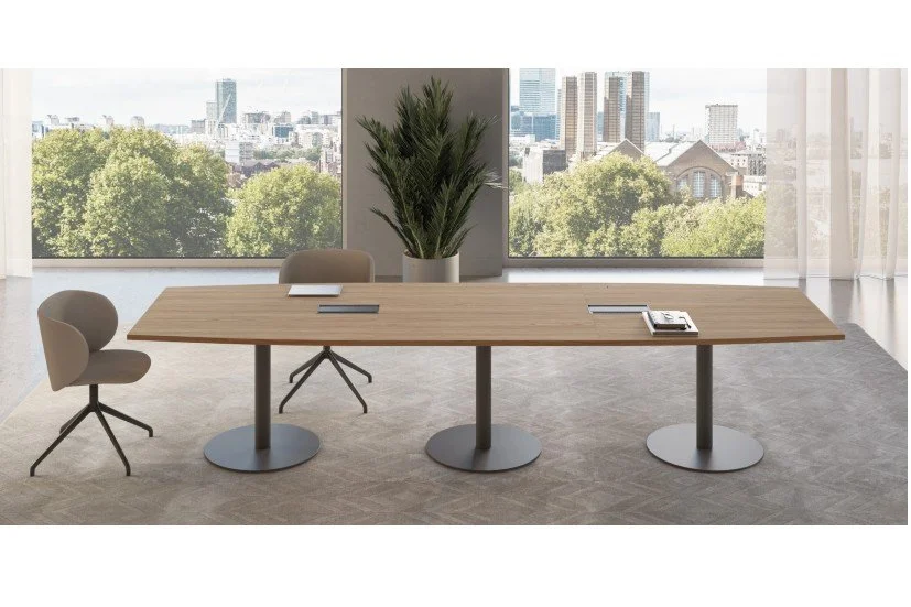 Arteco Boat Shaped Meeting Table