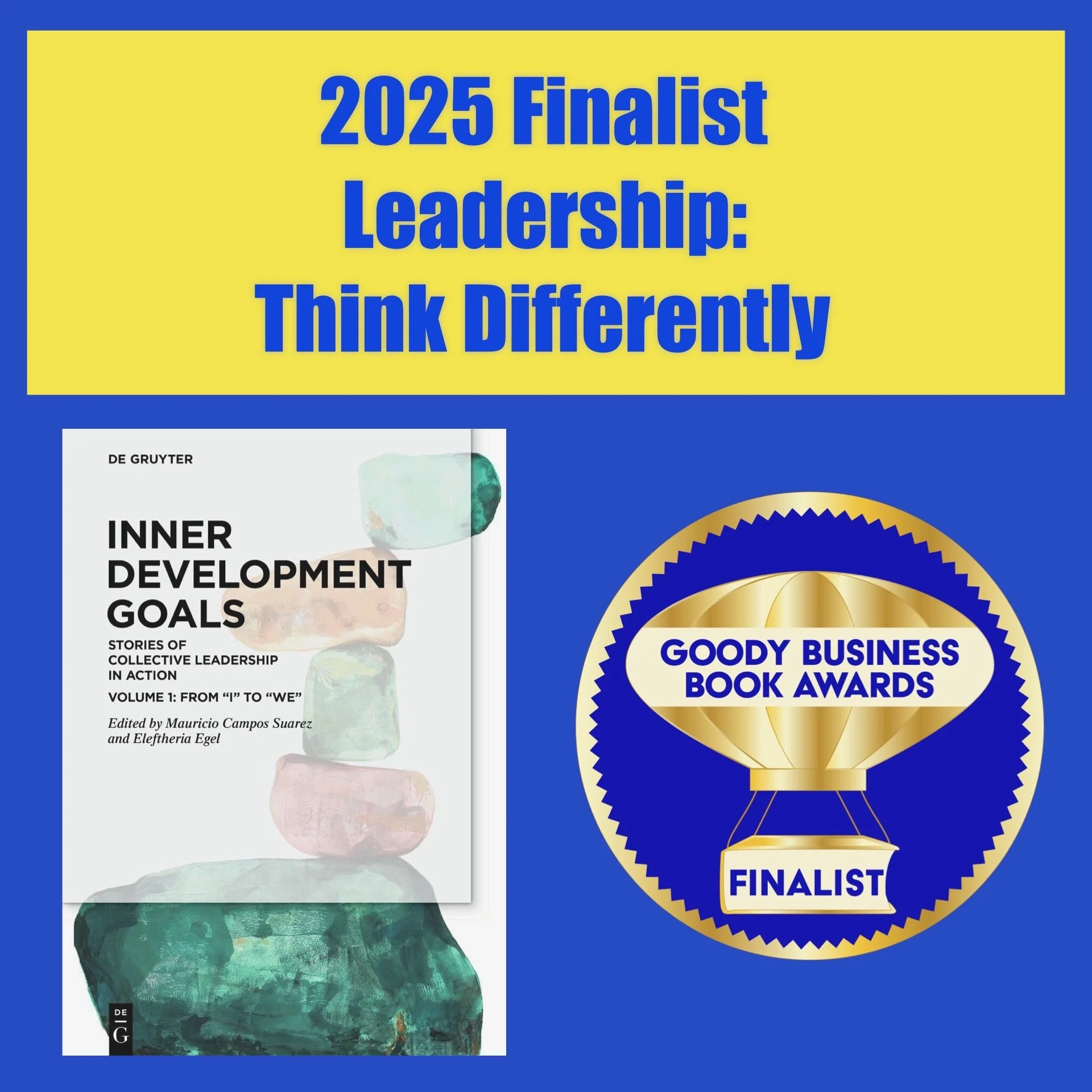 Award Recognition: “Leadership-Think Differently “ Finalist
