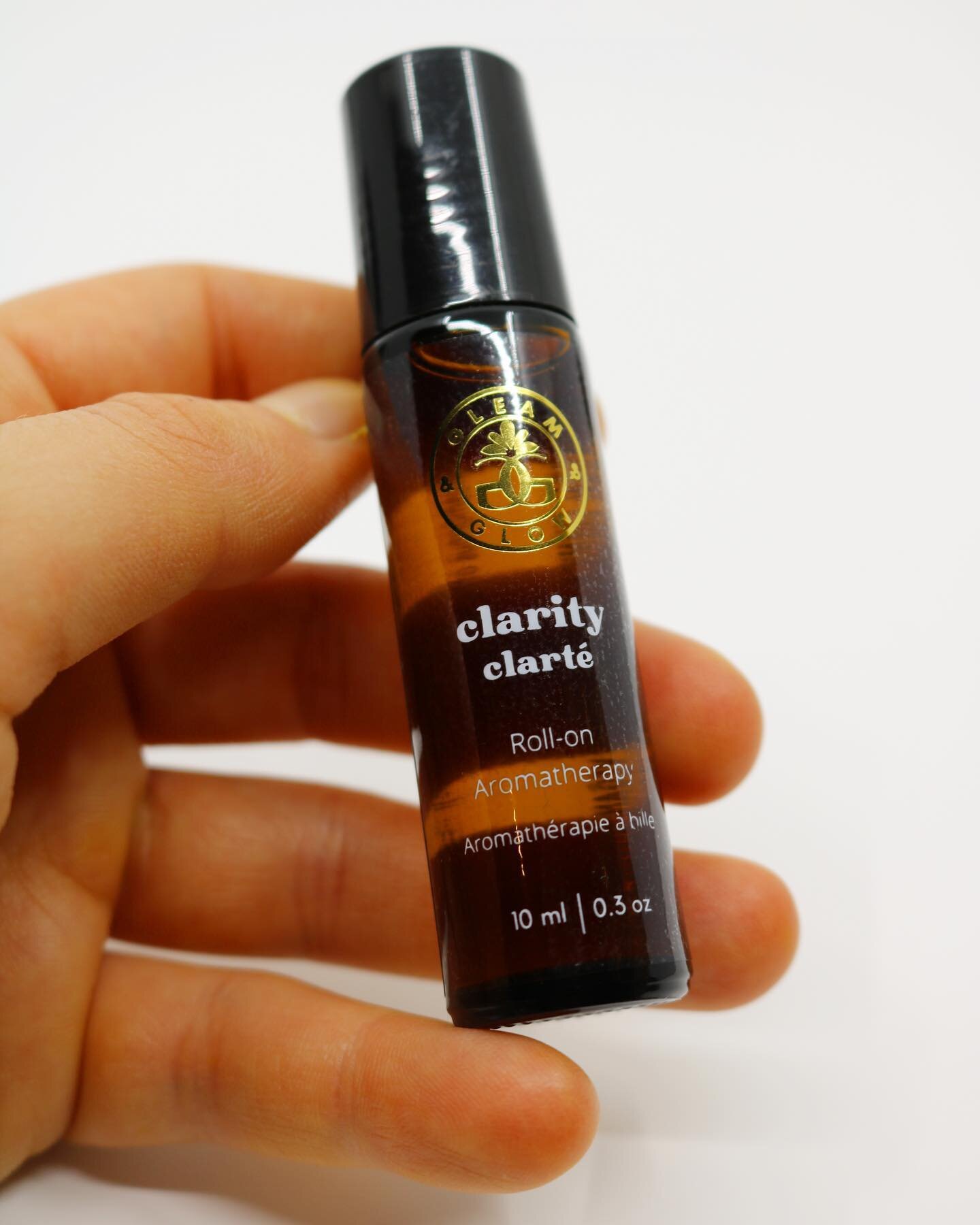 ⚡️PRODUCT DROP⚡️

Introducing the Clarity Aromatherapy Roll-On 🌱

GLEAM &amp; GLOW's pure essential oil roll-ons use high quality unadulterated essential oils in jojoba oil carrier oil. 

Carefully formulated with the following essential oils:

🍋 L
