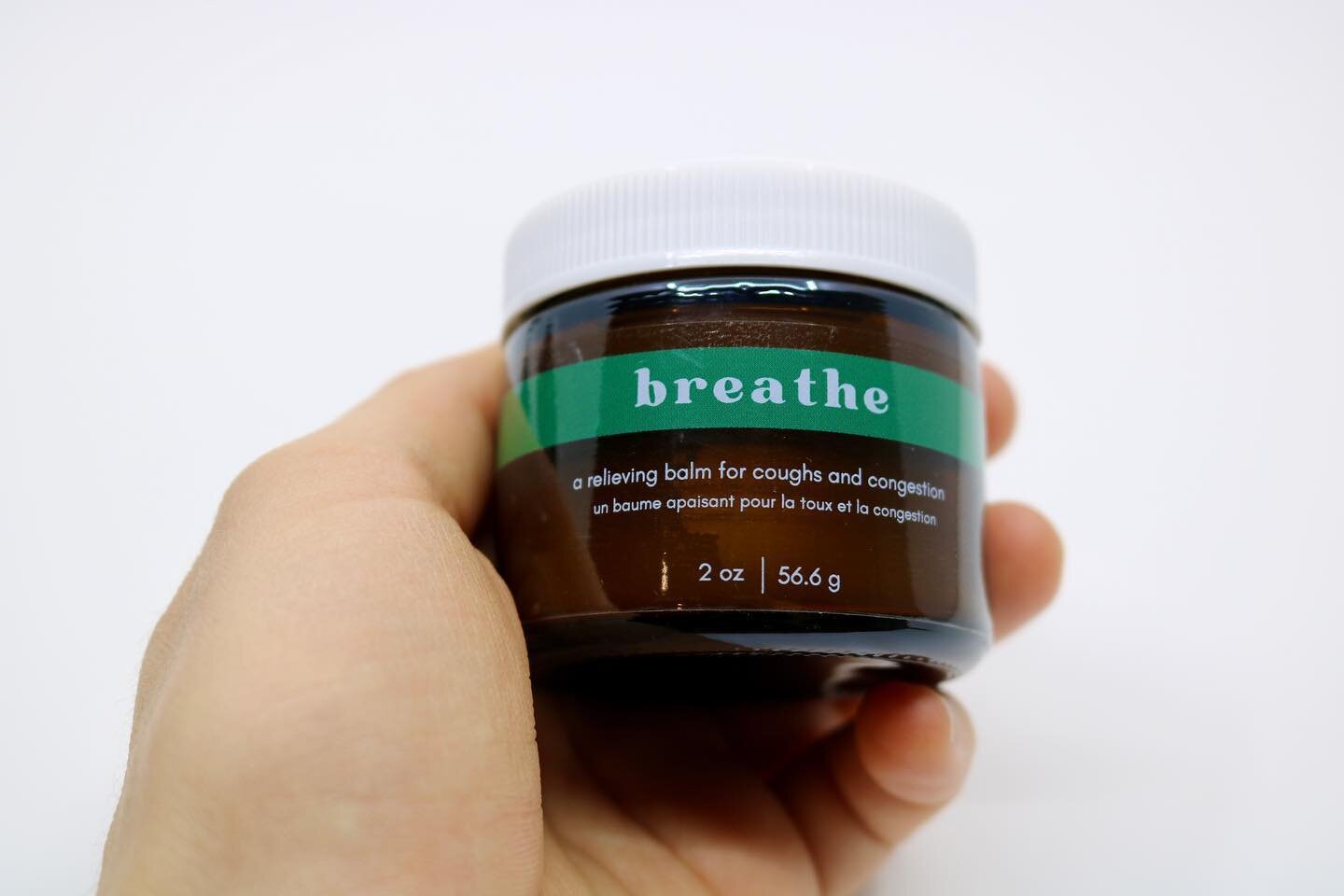 Introducing the breathe balm ❄️

Designed for winter, the breathe balm is made with expectorating essential oils to enhance breathing and reduce infections 🦠

Simply rub across the chest as a vapour rub, allowing the salve to absorb through the 