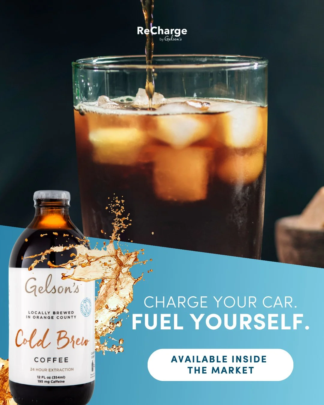 ⚡ Charge your car, fuel yourself.⁠
⁠
Fuel up with Gelson&rsquo;s locally brewed cold brew, crafted right here in Orange County &mdash; the perfect companion while your EV charges. ☕⁠
⁠
Plug in, sip, and keep the day moving.⁠
⁠
#Rove #SantaAna #EVChar