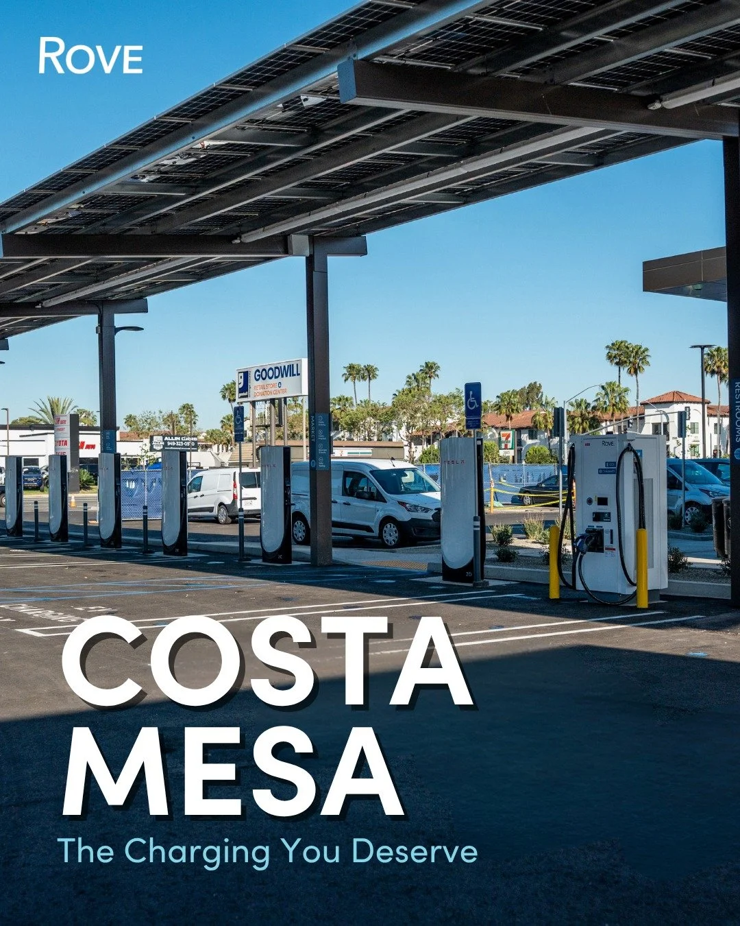 40 chargers.⁠
1 fresh market.⁠
1 lounge.⁠
0 excuses to dread charging.⁠
⁠
Rove - Costa Mesa is open. Come find your energy. ⚡⁠
⁠
📍 2666 Harbor Blvd.⁠
Costa Mesa, CA 92626⁠
⁠
#Rove #EVCharging #CostaMessa #FindYourEnergy