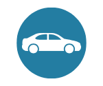 Business fleet car icon