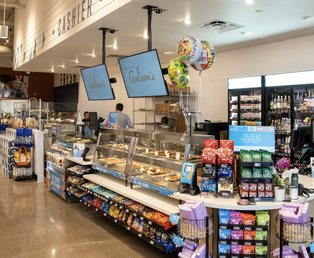 The front of store for the ReCharge by Gelson's market in Costa Mesa