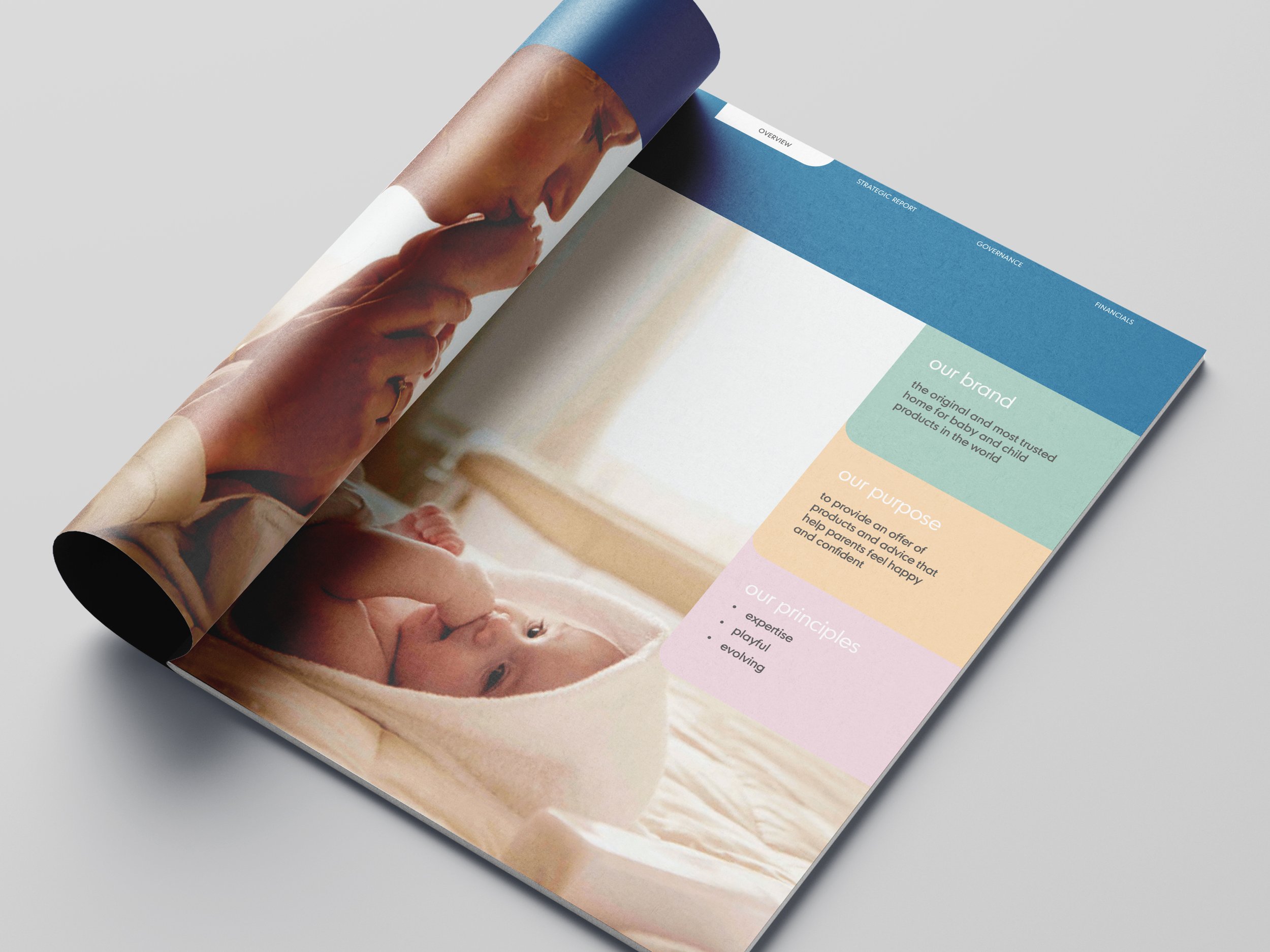 Mothercare annual report inside cover