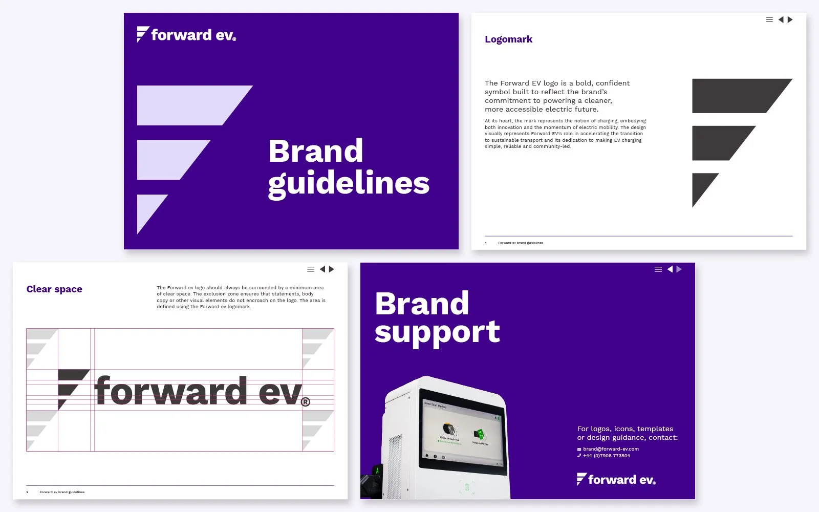 Brand guidelines design up close