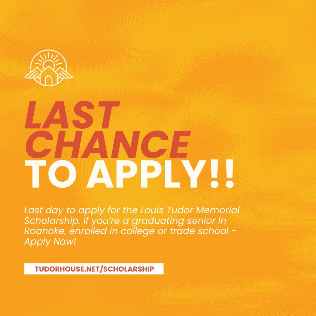 It's your last chance to apply for the Louis Tudor Memorial Scholarship. Applications close TONIGHT at midnight! 

Click the link in our bio or visit tudorhouse.net/scholarship for more info!