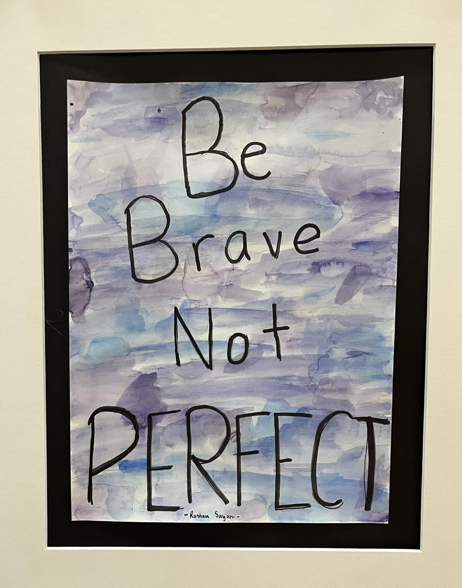 Happy Mental Health Monday 💚 We were blown away by the Mental Health Creative Showcase at Hidden Valley Middle School on Saturday! Here is just one example of a student&rsquo;s work 🤩