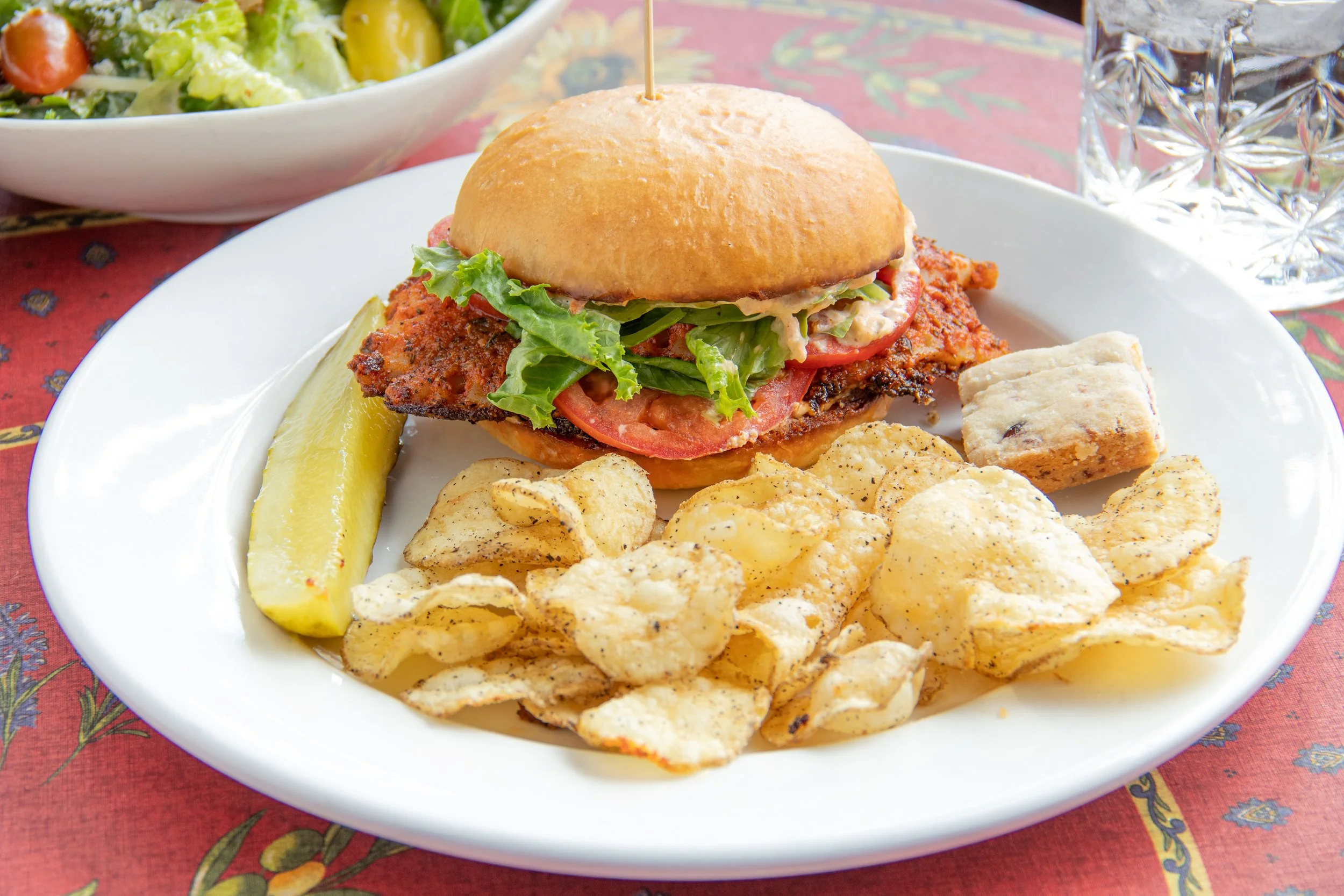 Blackened Grouper Sandwich