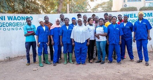 Our team in Burkina Faso had the opportunity to celebrate World Water Day in our headquarters in Ouagadougou. #waterislife #thankful #grateful 💙