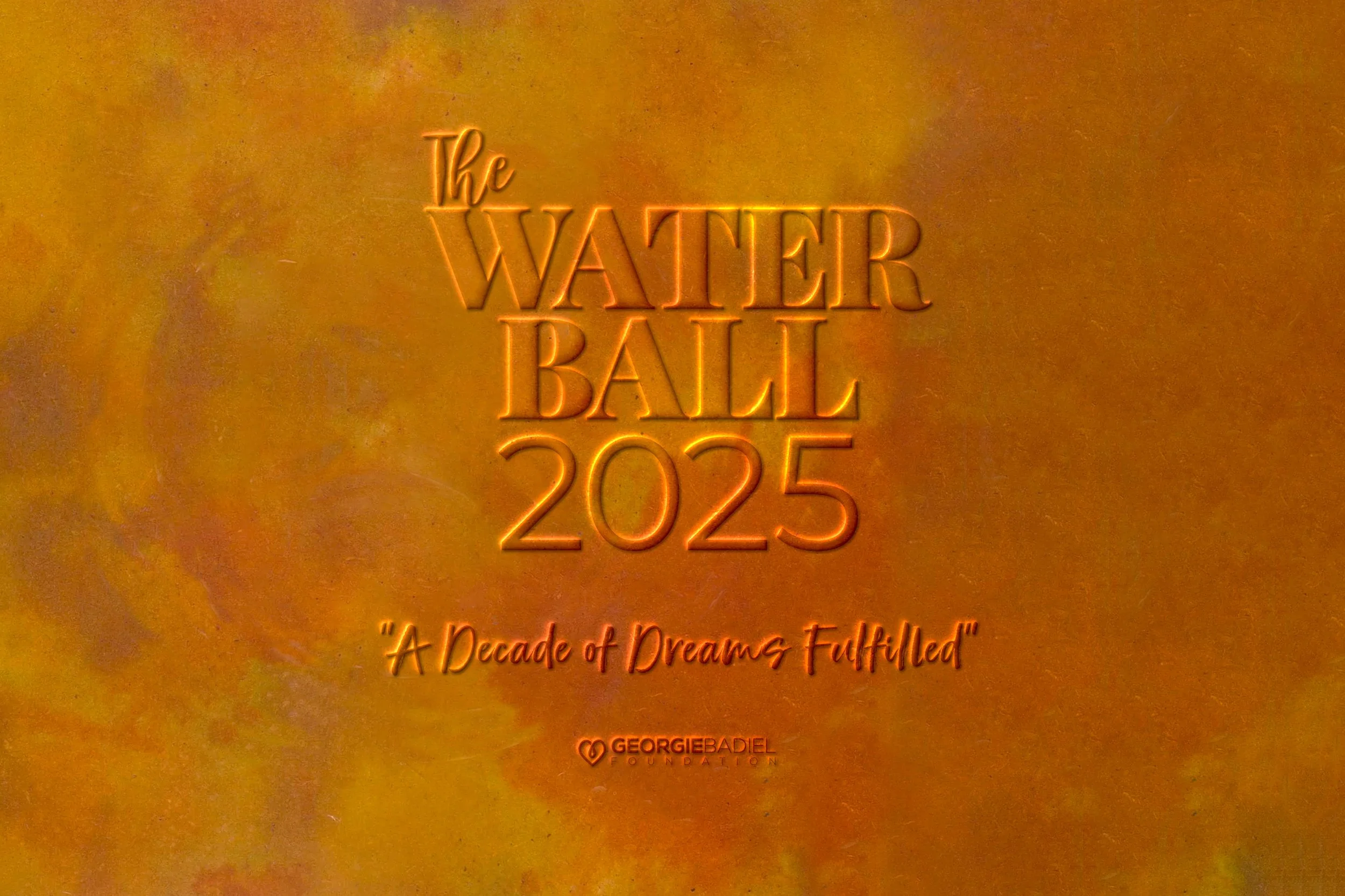 The Water Ball 2025 Graphic