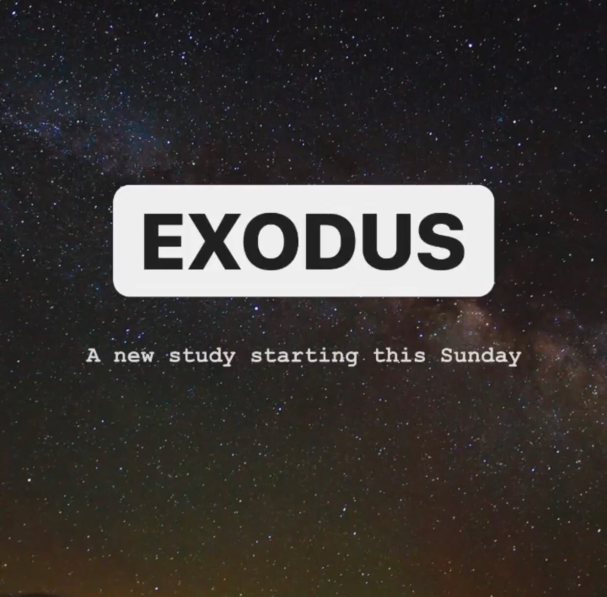 Come join us at 10:30am this Sunday as we start a new study.
