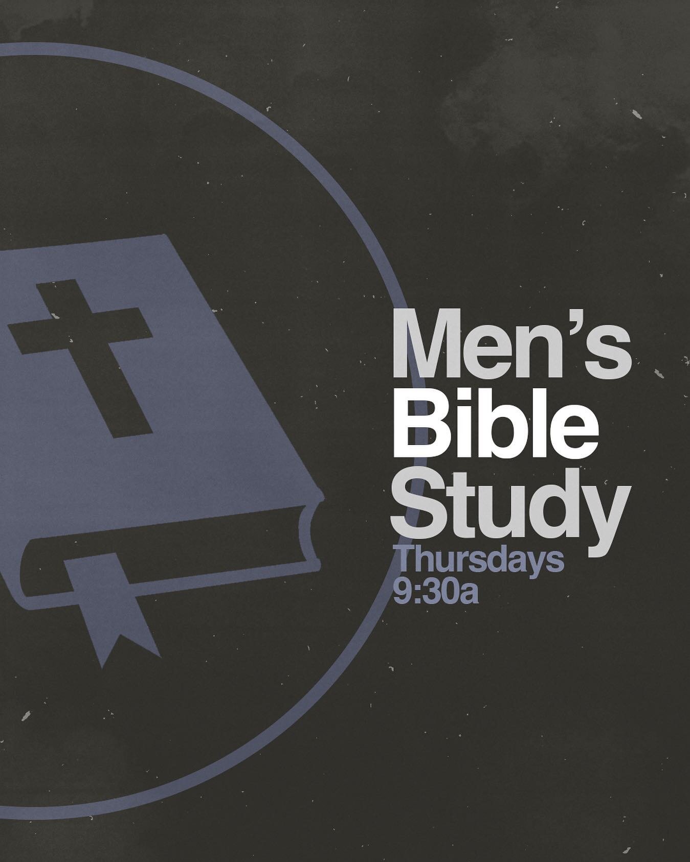 Men, starting September 15th, we&rsquo;ll be gathering for a time of fellowship and study.

We&rsquo;re continuing our time through the wonderful book of Acts, starting in chapter 15. 

Email 1wallace@comcast.net with any questions or to receive the 