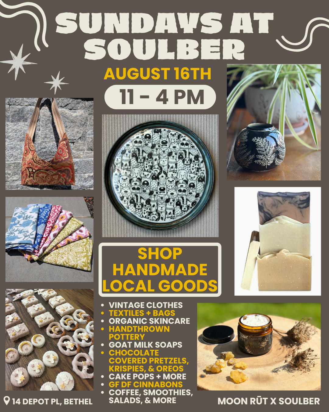 SUNDAYS @ SOULBER ARTISAN POP-UP