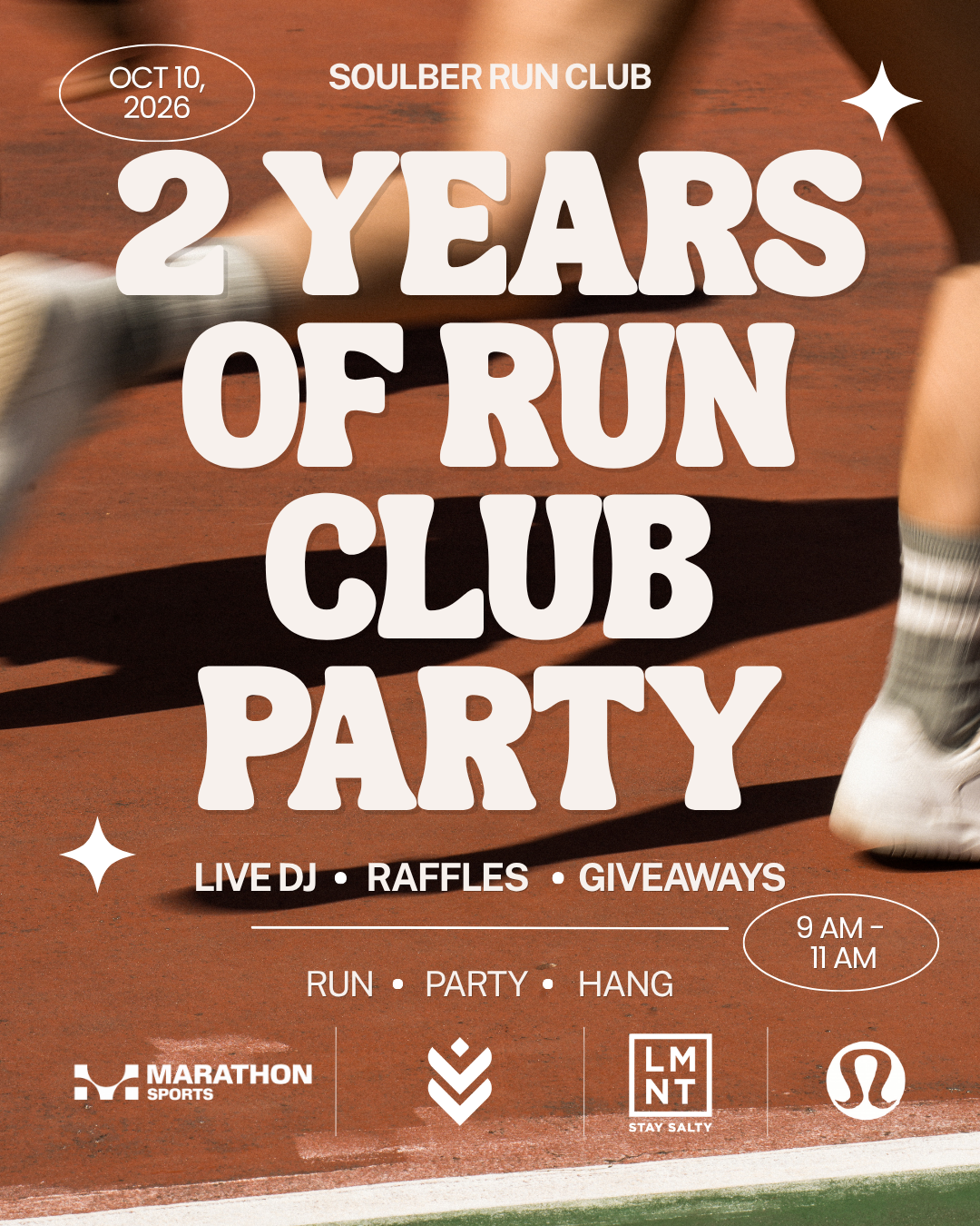 RUN CLUB ANNIVERSARY PARTY